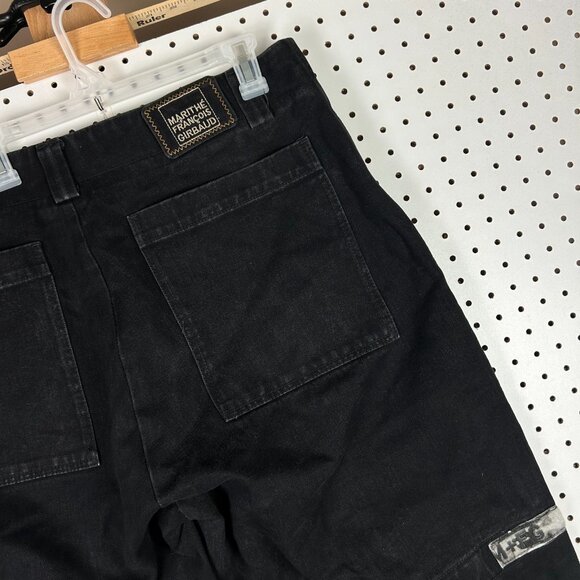 Girbaud 90s Shuttle Tape Jeans 40x34 Black Gothic Wide Leg Baggy Cyber‎ Punk Y2K - Picture 6 of 9